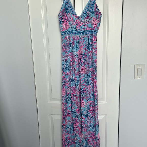 Lilly Pulitzer Serena V-neck Maxi Dress size 2 NWT - Picture 8 of 8